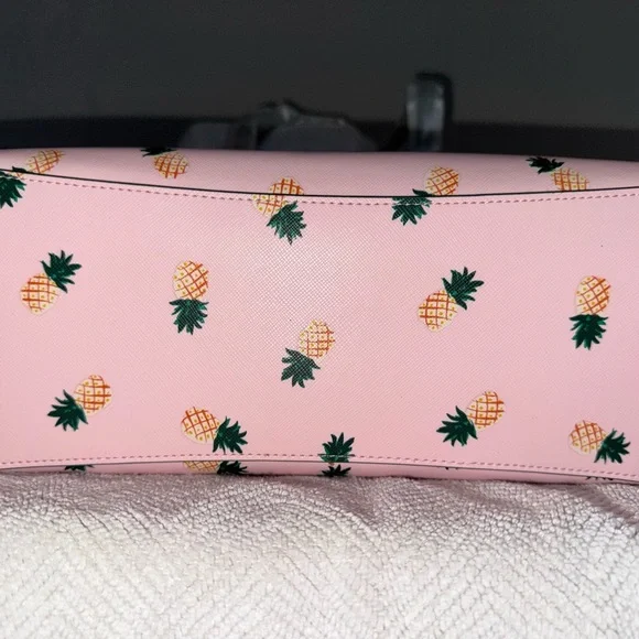 Kate Spade Pink Pineapple Tote, Wallet, and Make-Up Case Set - Picture 4 of 14